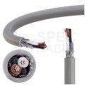 Kabel sterowniczy ELITRONIC-CY LIYCY 2x0,14mm2 szary 250/350V ekranowany olejoodporny linka TKD
