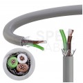 Kabel sterowniczy ELITRONIC-CY LIYCY 3x0,34mm2 szary 250/500V ekranowany olejoodporny linka TKD