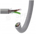 Kabel sterowniczy ELITRONIC-CY LIYCY 3x0,34mm2 szary 250/500V ekranowany olejoodporny linka TKD