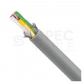 Kabel sterowniczy ELITRONIC-CY LIYCY 4x0,34mm2 szary 250/500V ekranowany olejoodporny linka TKD