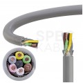 Kabel sterowniczy ELITRONIC-CY LIYCY 6x0,34mm2 szary 250/500V ekranowany olejoodporny linka TKD