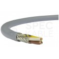 Kabel sterowniczy ELITRONIC-CY LIYCY4x0,14mm2 szary 250/350V ekranowany olejoodporny linka TKD