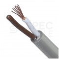 Kabel sterowniczy ELITRONIC LIYY 2x0,75mm2 szary 250/500V olejoodporny linka TKD