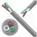 Kabel sterowniczy ELITRONIC LIYY 3x0,25mm2 szary 250/500V olejoodporny linka TKD