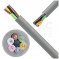 Kabel sterowniczy ELITRONIC LIYY 6x0,25mm2 szary 250/500V olejoodporny linka TKD