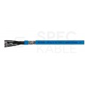 Kabel sterowniczy iskrobezpieczny OZ-BL-CY 4x0,75mm2 niebieski 300/500V zewnętrzny ekranowany numerowany olejoodporny linka Helukabel