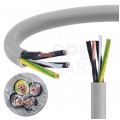 Kabel sterowniczy JZ-500 4x0,75mm2 szary 300/500V numerowany olejoodporny linka Helukabel