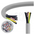 Kabel sterowniczy JZ-500 7x0,75mm2 szary 300/500V numerowany olejoodporny linka Helukabel