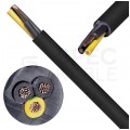 Kabel sterowniczy JZ-600 3x1,5mm2 czarny 0,6/1kV zewnętrzny numerowany olejoodporny linka Helukabel