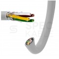 Kabel sterowniczy LIYCY 4x0,25mm2 szary 300/300V ekranowany olejoodporny linka Helukabel