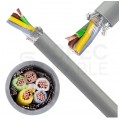 Kabel sterowniczy LIYCY 5x1mm2 szary 300/300V ekranowany olejoodporny linka Helukabel