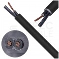 Kabel sterowniczy OZ-600 HMH 2x0,75mm2 czarny 0,6/1kV zewnętrzny bezhalogenowy numerowany olejoodporny Dca linka Helukabel