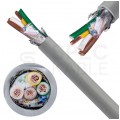 Kabel sterowniczy parowany BiT LIYCY-P 2x2x0,5mm2 szary 300/300V ekranowany olejoodporny linka Bitner