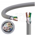 Kabel sterowniczy parowany BiT LIYCY-P 2x2x0,5mm2 szary 300/300V ekranowany olejoodporny linka Bitner
