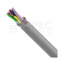 Kabel sterowniczy TECHNOTRONIK LIYCY 10x0,25mm2 szary 300/300V ekranowany olejoodporny linka Technokabel