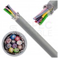 Kabel sterowniczy TECHNOTRONIK LIYCY 10x0,25mm2 szary 300/300V ekranowany olejoodporny linka Technokabel