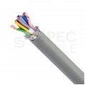 Kabel sterowniczy TECHNOTRONIK LIYCY 12x0,25mm2 szary 300/300V ekranowany olejoodporny linka Technokabel