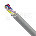 Kabel sterowniczy TECHNOTRONIK LIYCY 14x0,14mm2 szary 300/300V ekranowany olejoodporny linka Technokabel