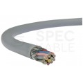 Kabel sterowniczy TECHNOTRONIK LIYCY 14x0,14mm2 szary 300/300V ekranowany olejoodporny linka Technokabel