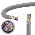 Kabel sterowniczy TECHNOTRONIK LIYCY 14x0,14mm2 szary 300/300V ekranowany olejoodporny linka Technokabel