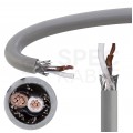 Kabel sterowniczy TECHNOTRONIK LIYCY 2x0,14mm2 szary 300/300V ekranowany olejoodporny linka Technokabel