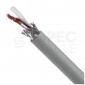 Kabel sterowniczy TECHNOTRONIK LIYCY 2x0,14mm2 szary 300/300V ekranowany olejoodporny linka Technokabel