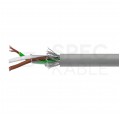 Kabel sterowniczy TECHNOTRONIK LIYCY 3x0,14mm2 szary 300/300V ekranowany olejoodporny linka Technokabel