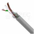 Kabel sterowniczy TECHNOTRONIK LIYCY 3x0,25mm2 szary 300/300V ekranowany olejoodporny linka Technokabel