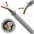 Kabel sterowniczy TECHNOTRONIK LIYCY 3x0,25mm2 szary 300/300V ekranowany olejoodporny linka Technokabel