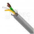 Kabel sterowniczy TECHNOTRONIK LIYCY 4x0,14mm2 szary 300/300V ekranowany olejoodporny linka Technokabel