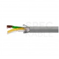 Kabel sterowniczy TECHNOTRONIK LIYCY 4x0,14mm2 szary 300/300V ekranowany olejoodporny linka Technokabel