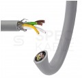 Kabel sterowniczy TECHNOTRONIK LIYCY 4x0,14mm2 szary 300/300V ekranowany olejoodporny linka Technokabel