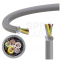 Kabel sterowniczy TECHNOTRONIK LIYCY 5x1mm2 szary 300/300V ekranowany olejoodporny linka Technokabel