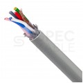 Kabel sterowniczy TECHNOTRONIK LIYCY 8x0,14mm2 szary 300/300V ekranowany olejoodporny linka Technokabel