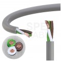 Kabel sterowniczy TECHNOTRONIK LIYY 3x0,25mm2 szary 300/300V olejoodporny linka Technokabel
