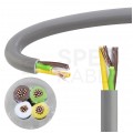 Kabel sterowniczy TECHNOTRONIK LIYY 4x0,25mm2 szary 300/300V olejoodporny linka Technokabel