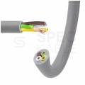 Kabel sterowniczy TECHNOTRONIK LIYY 4x0,25mm2 szary 300/300V olejoodporny linka Technokabel