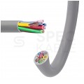 Kabel sterowniczy TECHNOTRONIK LIYY 8x0,14mm2 szary 300/300V olejoodporny linka Technokabel