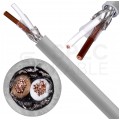 Kabel sterowniczy TRONIC-CY LIYCY 2x0,25mm2 szary 500V ekranowany olejoodporny linka Helukabel