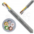 Kabel sterowniczy TRONIC LIYY 5x0,75mm2 szary 300/500V olejoodporny linka Helukabel