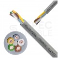 Kabel sterowniczy TRONIC LIYY 5x0,75mm2 szary 500V olejoodporny linka Helukabel