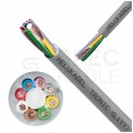 Kabel sterowniczy TRONIC LIYY 8x0,5mm2 szary 500V olejoodporny linka Helukabel