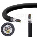 Kabel sterowniczy ziemny BiT 1000 CY FR 3x0,75mm2 czarny 0,6/1kV ekranowany zasilający numerowany olejoodporny linka Bitner