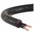 Kabel sterowniczy ziemny BiT 500 Black FR 2x0,75mm2 czarny 300/500V zasilający numerowany olejoodporny linka Bitner