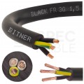 Kabel sterowniczy ziemny BiT 500 Black FR 3x1,5mm2 czarny 300/500V zasilający numerowany olejoodporny linka Bitner