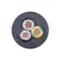 Kabel sterowniczy ziemny BiT 500 Black FR 3x1,5mm2 czarny 300/500V zasilający numerowany olejoodporny linka Bitner