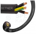 Kabel sterowniczy ziemny BiT 500 Black FR 3x1,5mm2 czarny 300/500V zasilający numerowany olejoodporny linka Bitner