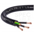 Kabel sterowniczy ziemny BiT 500 Black FR 4x1,5mm2 czarny 300/500V zasilający numerowany olejoodporny linka Bitner