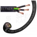 Kabel sterowniczy ziemny BiT 500 Black FR 4x2,5mm2 czarny 300/500V zasilający numerowany olejoodporny linka Bitner
