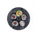 Kabel sterowniczy ziemny BiT 500 Black FR 5x0,75mm2 czarny 300/500V zasilający numerowany olejoodporny linka Bitner
